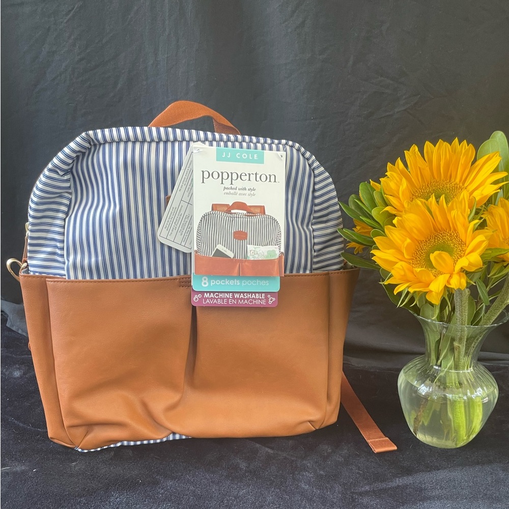 JJ Cole Popperton Diaper Bag Backpack